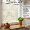 Scheibengardine Häkelspitze Stickerei Pik Karo weiß 40 cm Breite