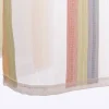 Scheibengardine Kinderzimmer transparente Meterware mit Schlaufen Stifte wollweiß bunt 46cm Höhe