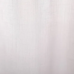 Scheibengardine mit Ösen uni Voile weiß 50x145cm (HxB)