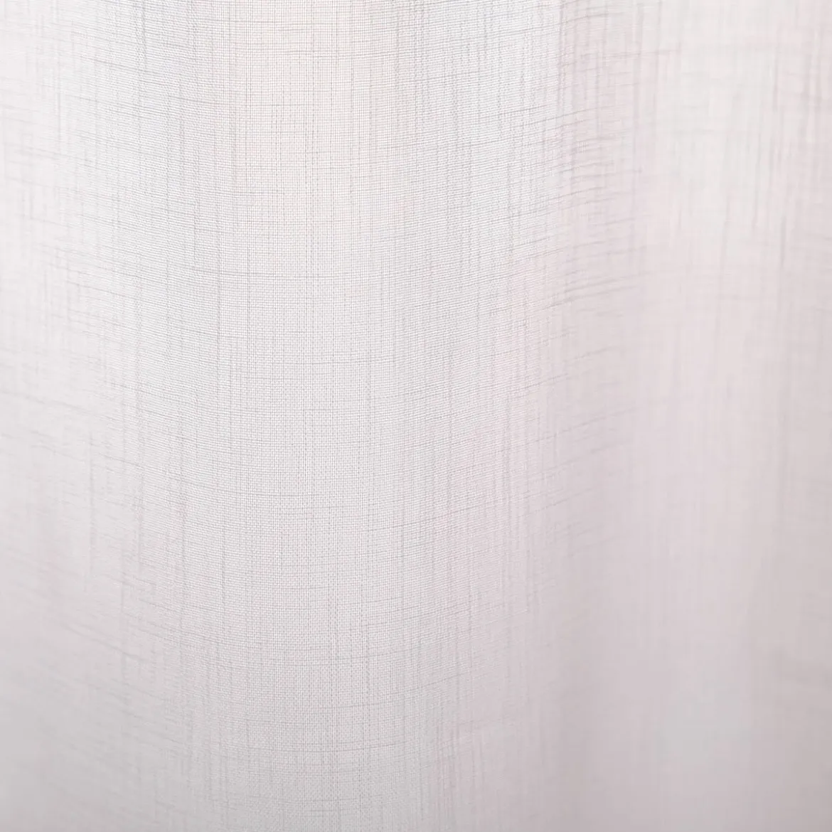 Scheibengardine mit Ösen uni Voile weiß 50x145cm (HxB)
