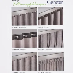 Scherli Gardinenstoff EASY CARE transparent Leinenstrukur Grafik Schlingendessin ecru 2,95m Höhe