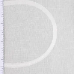 Scherli Gardinenstoff EASY CARE transparent Leinenstrukur Grafik Schlingendessin ecru 2,95m Höhe