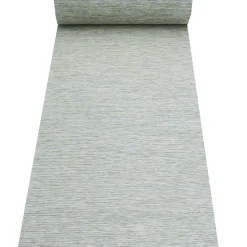Schiebegardine Meterware Bambusoptik Streifen grau meliert 40cm Breite