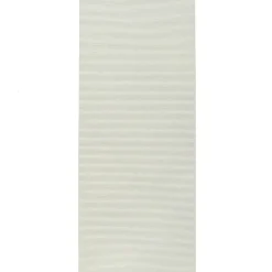 Schiebegardine Meterware Bambusoptik Streifen wollweiß meliert 40cm Breite