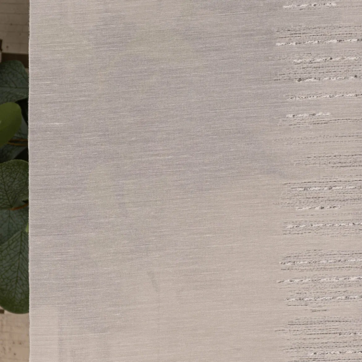 Schiebegardinen Meterware INA ECO Scherl ecru 60cm Breite