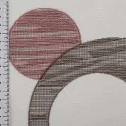 Schiebegardinen Meterware Leinenstruktur Scherli ecru grau rot 60cm Breite