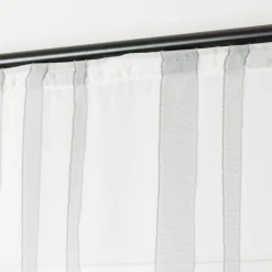Schiebevorhang Alicante Scherli transparent weiß grau 245x60cm (BxH)