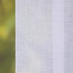 Schiebevorhang Batistoptik weiß 245x60cm
