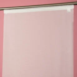 Schiebevorhang Flächenvorhang mit Alupaneelwagen 245x60cm creme