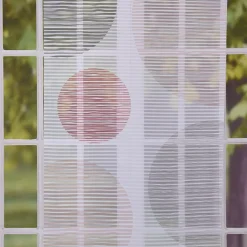 Schiebevorhang Flächenvorhang Flächenschal Paneel Digitaldruck Kreise rose 60x260cm