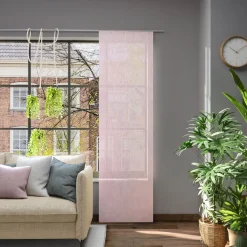 Schiebevorhang Flächenvorhang Libre Eco aus recyceltem Polyester einfarbig flieder 245x60cm