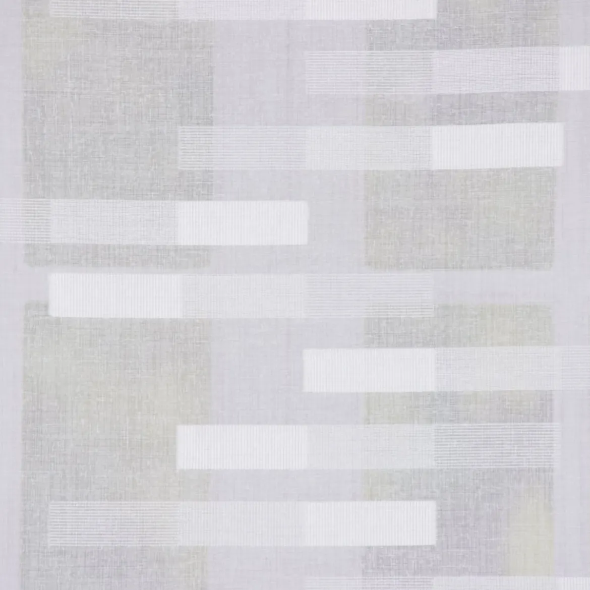 Schiebevorhang Leinenoptik Scherli Effektstreifen weiß 245x60cm