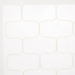 Schiebevorhang Leinenstruktur Voile Bouclé-Dessin weiß 245x60cm (BxH)
