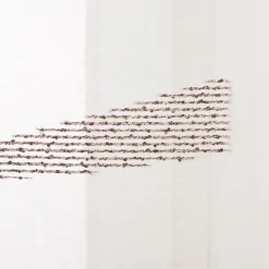 Schiebevorhang Leinenstruktur Voile abstrakt weiß taupe 245x60cm (BxH)
