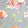 Schiebevorhang Merida halbtransparent mit Flexoschiene Blumen bunt 60x245cm (BxH)