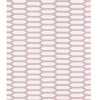 Schiebevorhang Mesh Ausbrenner mit Flexoschiene weiß rosa 60x245cm (BxH)