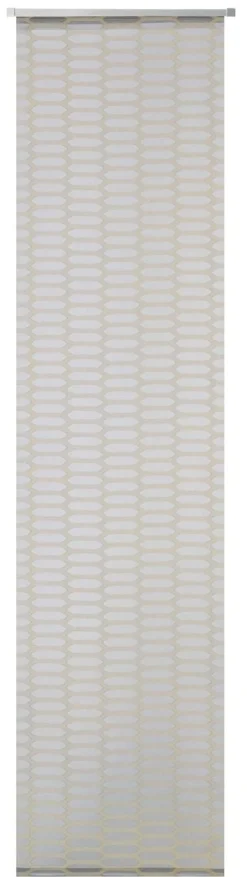 Schiebevorhang Mesh Ausbrenner mit Flexoschiene grau 60x245cm (BxH)
