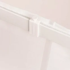 Schiebevorhang Schiebegardine Capri Scherli halbtransparent inkl. Technik wollweiß 245x60cm
