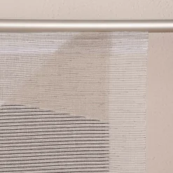 Schiebevorhang Schiebegardine Scherli Bubbles halbtransparent inkl. Technik schlamm 245x60cm