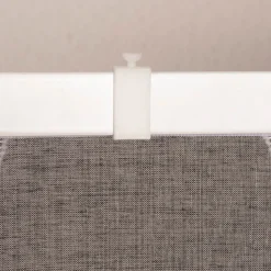 Schiebevorhang Schiebegardine Scherli ZickZack halbtransparent inkl. Technik grau 245x60cm