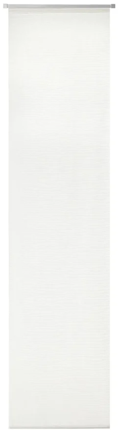 Schiebevorhang Torben halbtransparent Streifen mit Flexoschiene wollweiß 60x245cm (BxH)
