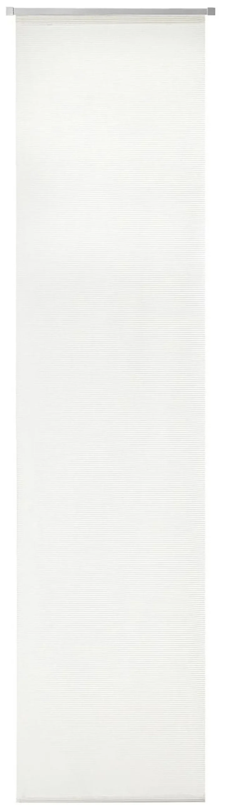 Schiebevorhang Torben halbtransparent Streifen mit Flexoschiene wollweiß 60x245cm (BxH)
