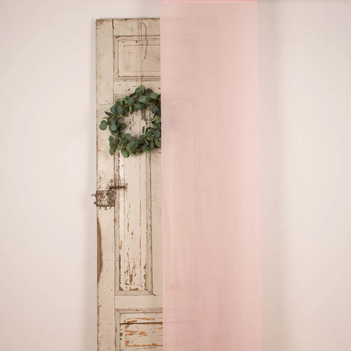 Schiebevorhang uni rosa 245x60cm