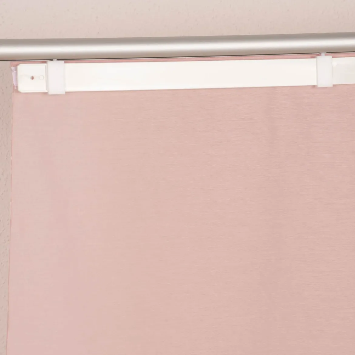 Schiebevorhang uni rosa 245x60cm