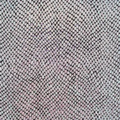 Schlangenhaut Optik Metallic Stoff silberfarbig schwarz 1,4m Breite
