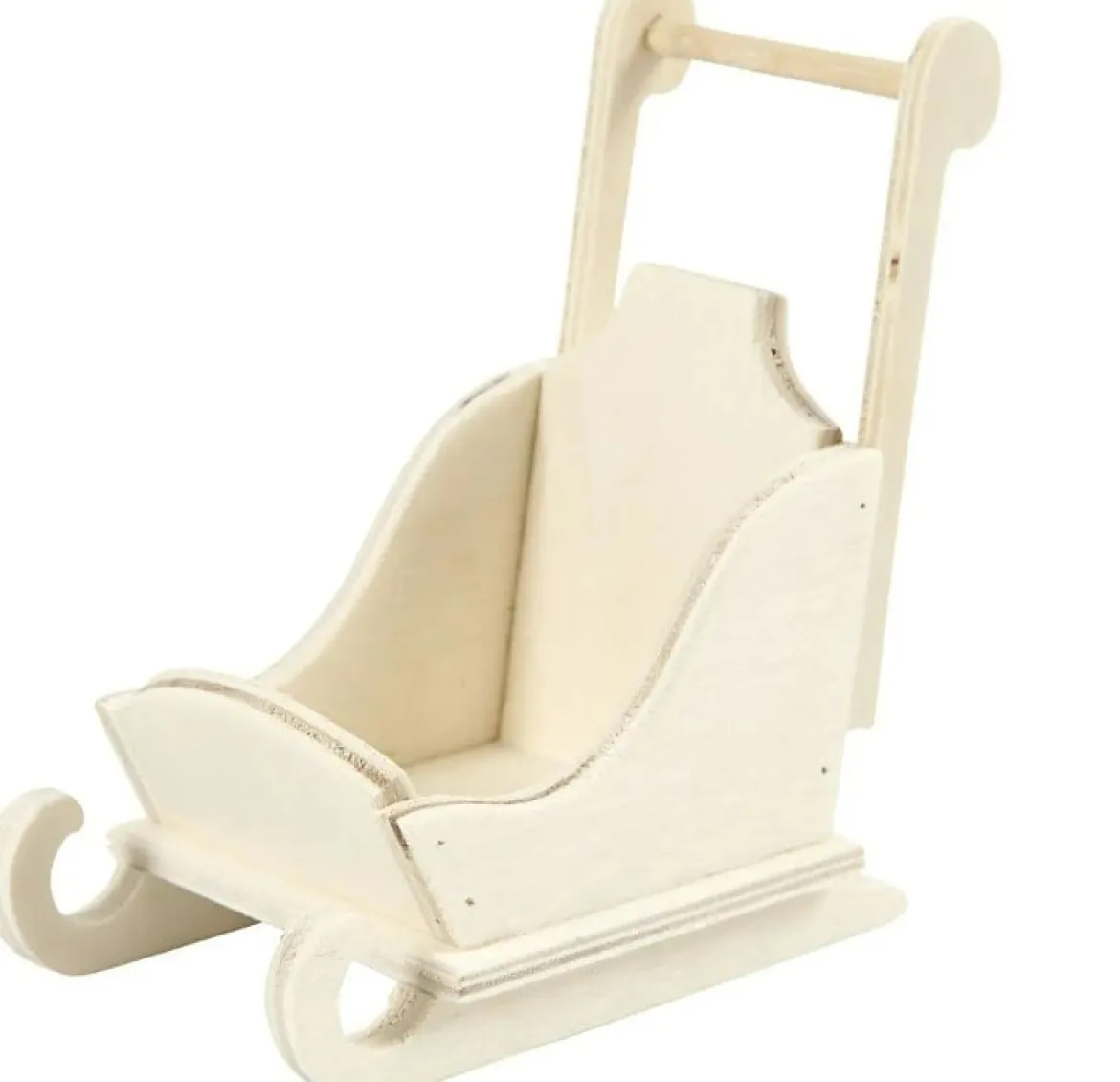 Schlitten Miniatur aus Holz 8x5x9cm von Creativ Company