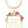 Schlüsselanhänger Mama Du Bist So Toll! mit Gold-Veredelung 85x40mm von Grafik Werkstatt