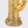 Schmuckanhänger Kaktus goldfarbig 12x3,5cm