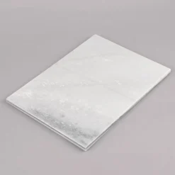 Schneidbrett aus Marmor grau weiß 21x29x1cm