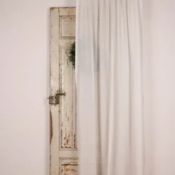 SCHÖNER LEBEN. Gardine Leinenstruktur EASY LINEN natur 280cm breit und 280cm hoch oder Wunschhöhe