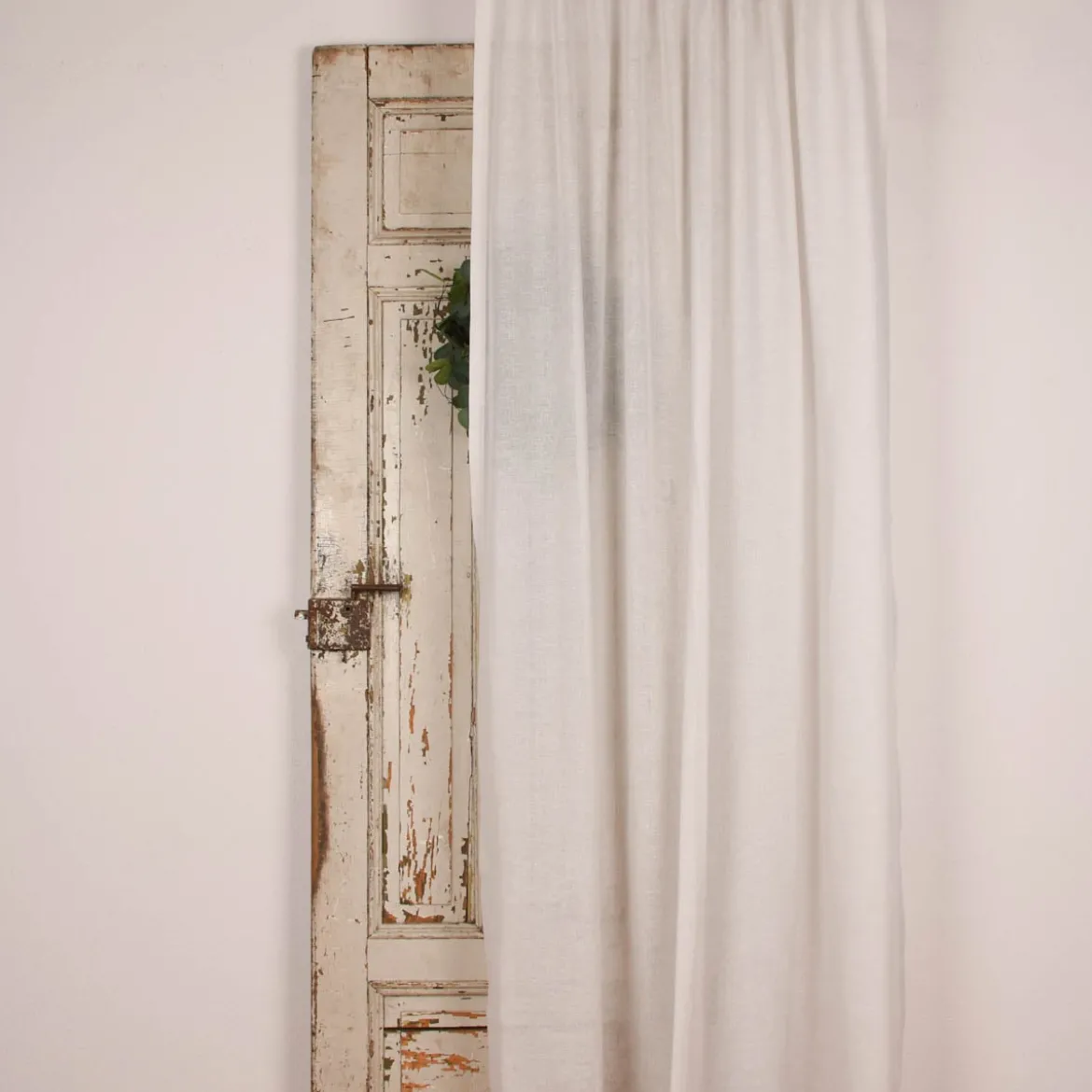 SCHÖNER LEBEN. Gardine Leinenstruktur EASY LINEN natur 280cm breit und 280cm hoch oder Wunschhöhe