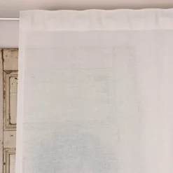 SCHÖNER LEBEN. Gardine Leinenstruktur EASY LINEN natur 280cm breit und 280cm hoch oder Wunschhöhe