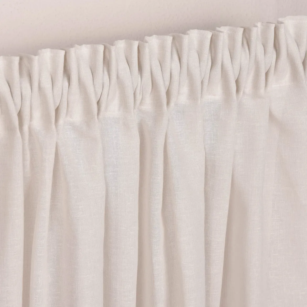 SCHÖNER LEBEN. Gardine Leinenstruktur EASY LINEN natur 280cm breit und 280cm hoch oder Wunschhöhe
