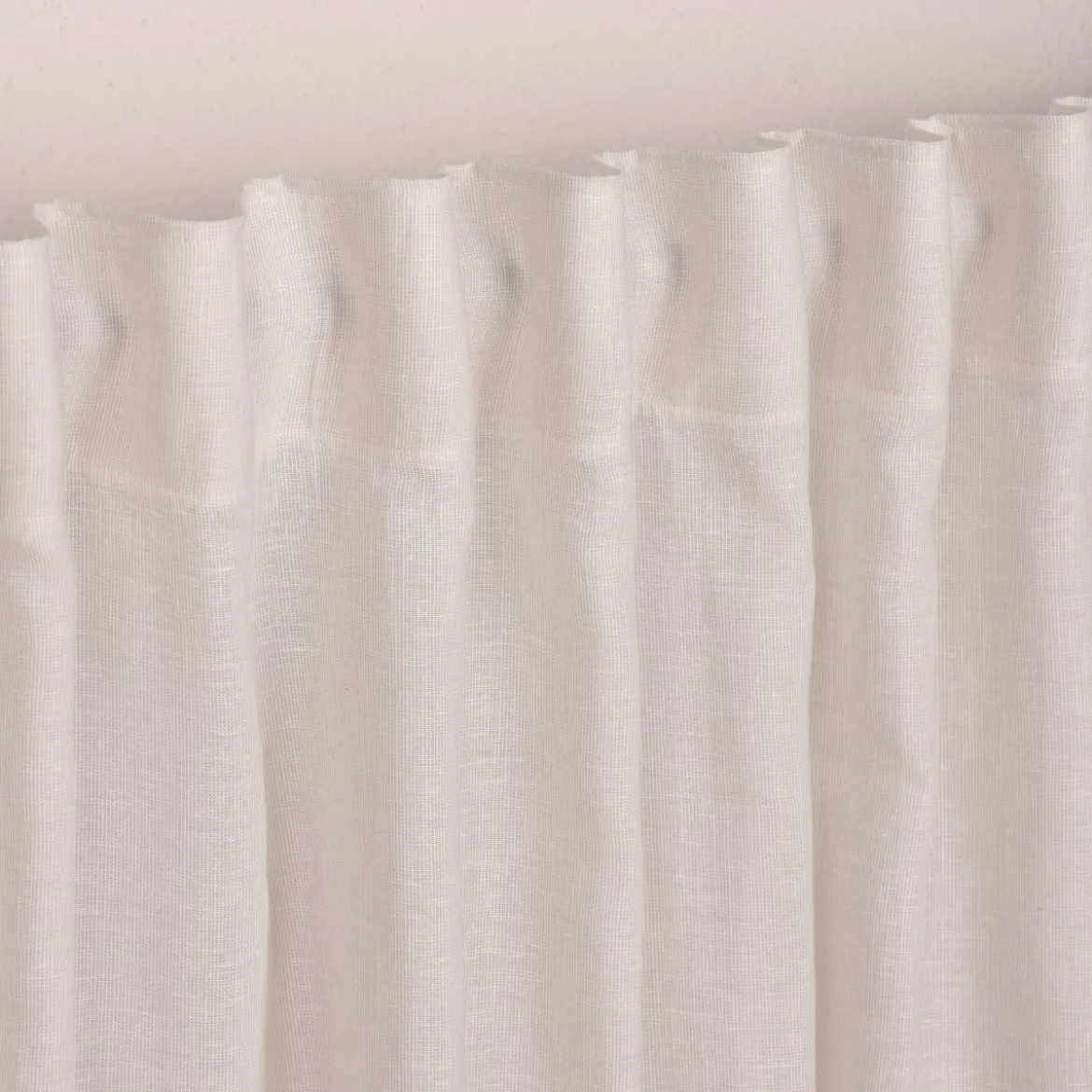 SCHÖNER LEBEN. Gardine Leinenstruktur EASY LINEN natur 140cm breit und 280cm hoch oder Wunschhöhe