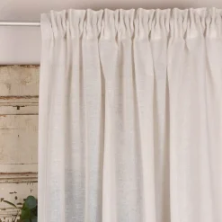 SCHÖNER LEBEN. Gardine Leinenstruktur EASY LINEN natur 140cm breit und 280cm hoch oder Wunschhöhe