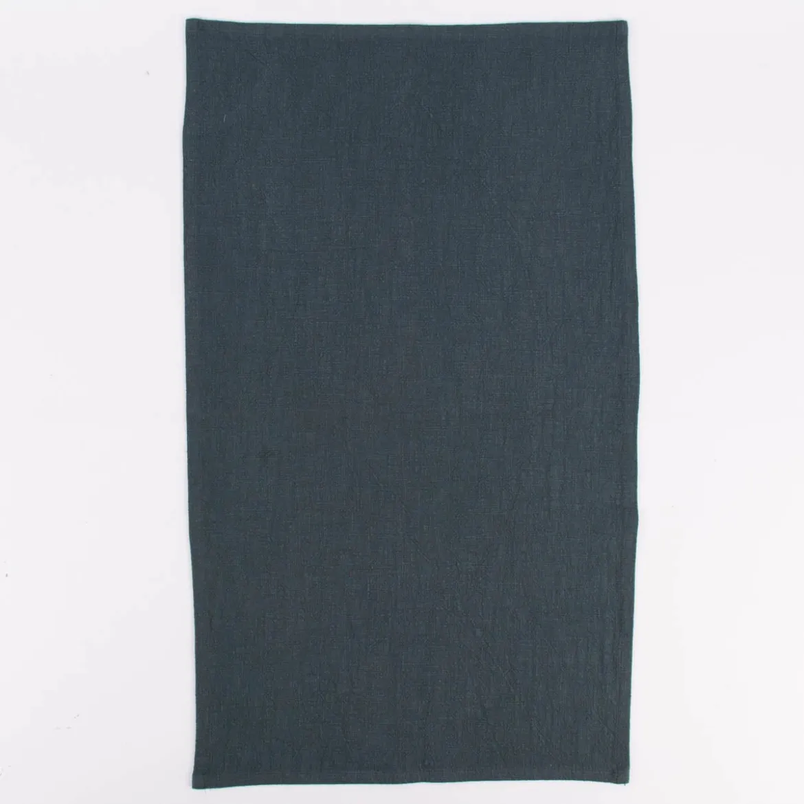 SCHÖNER LEBEN. Geschirrtuch 2er Set Bio Ramie Leinenoptik einfarbig dunkelgrün 40x70cm