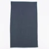 SCHÖNER LEBEN. Geschirrtuch 2er Set Bio Ramie Leinenoptik einfarbig dunkelblau 40x70cm