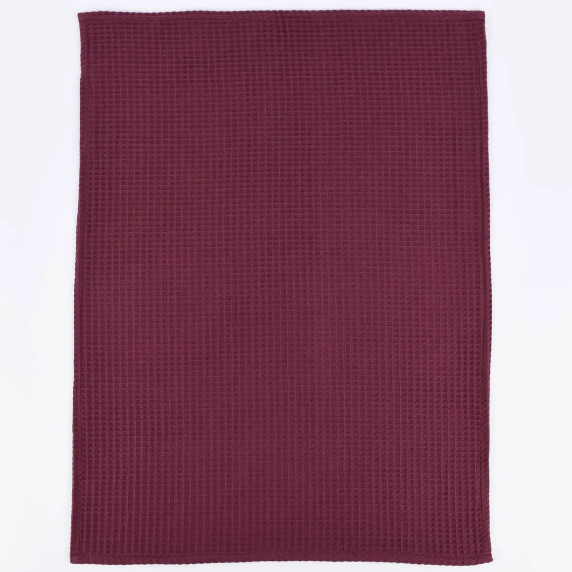 SCHÖNER LEBEN. Geschirrtuch 2er Set Waffelpique einfarbig 50x70cm verschiedene Farben