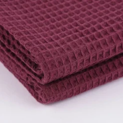 SCHÖNER LEBEN. Geschirrtuch 2er Set Waffelpique einfarbig 50x70cm verschiedene Farben