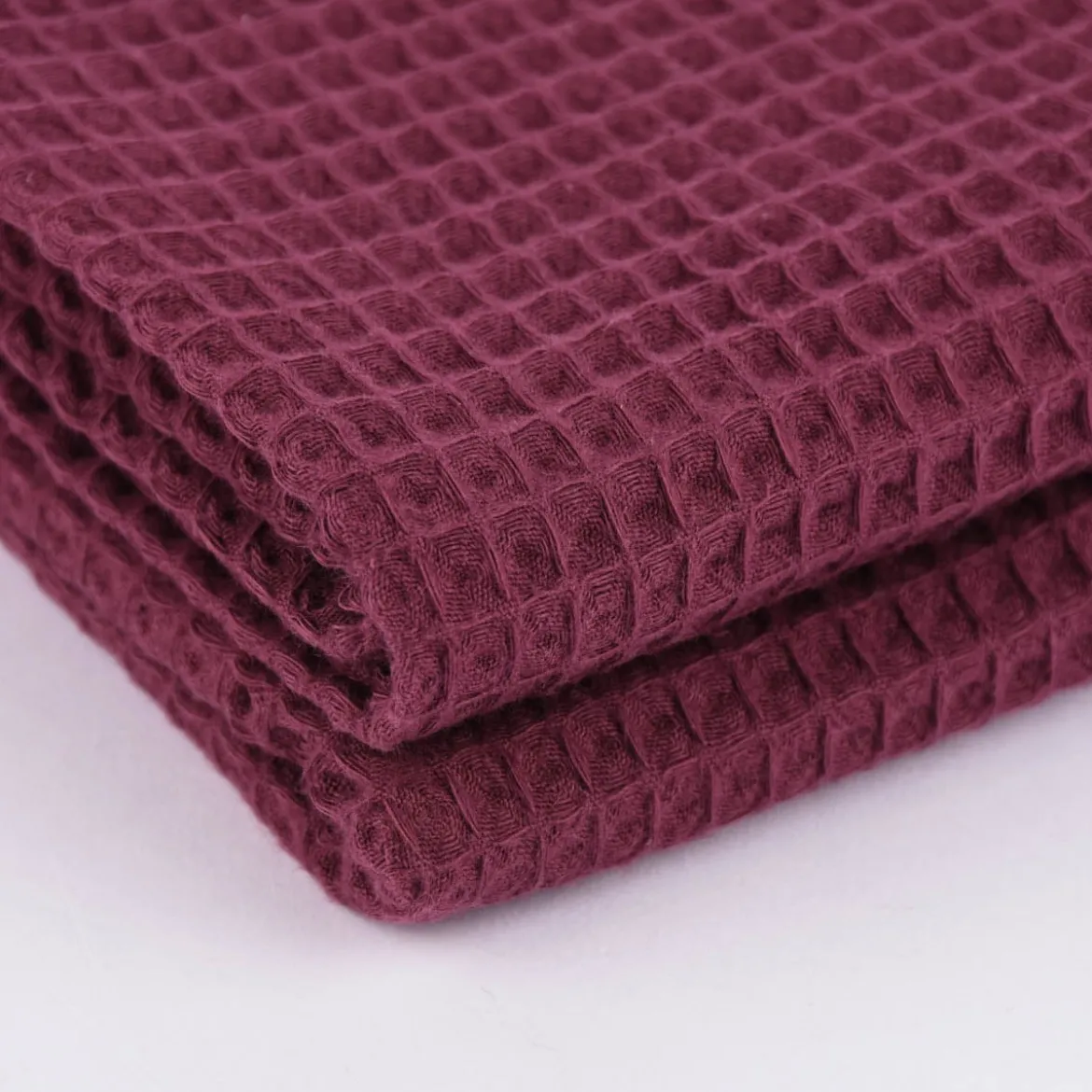 SCHÖNER LEBEN. Geschirrtuch 2er Set Waffelpique einfarbig 50x70cm verschiedene Farben