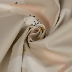 SCHÖNER LEBEN. Kinderzimmer-Vorhang Einhörner beige weiß grau rosa 245cm oder Wunschlänge