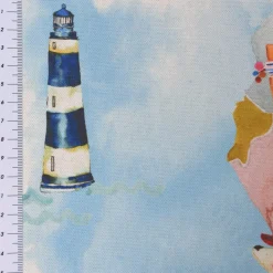 SCHÖNER LEBEN. Kinderzimmer-Vorhang Adventure Rainbow Weltkarte bunt 245cm oder Wunschlänge