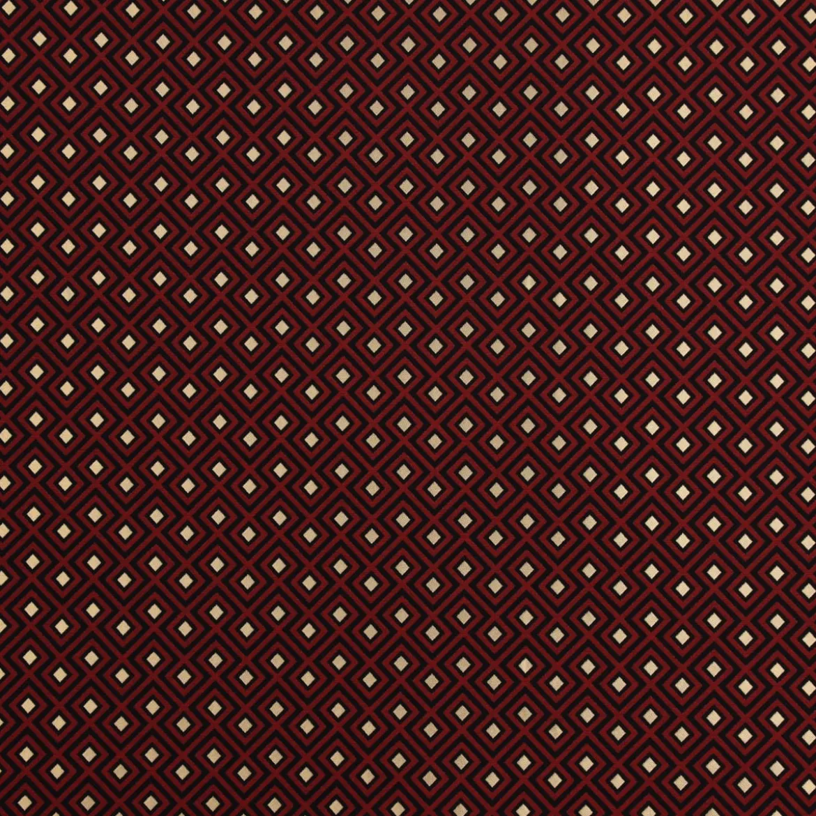 SCHÖNER LEBEN. Kissenhülle Art Deco Rauten Retro rot schwarz goldfarbig verschiedene Größen