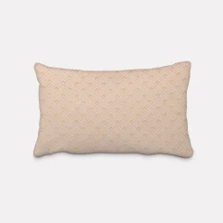 SCHÖNER LEBEN. Kissenhülle Art Deco Metallic Rauten rosa goldfarbig verschiedene Größen