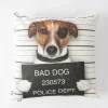 Schöner Leben Kissenhülle Bad Dog 40x40cm