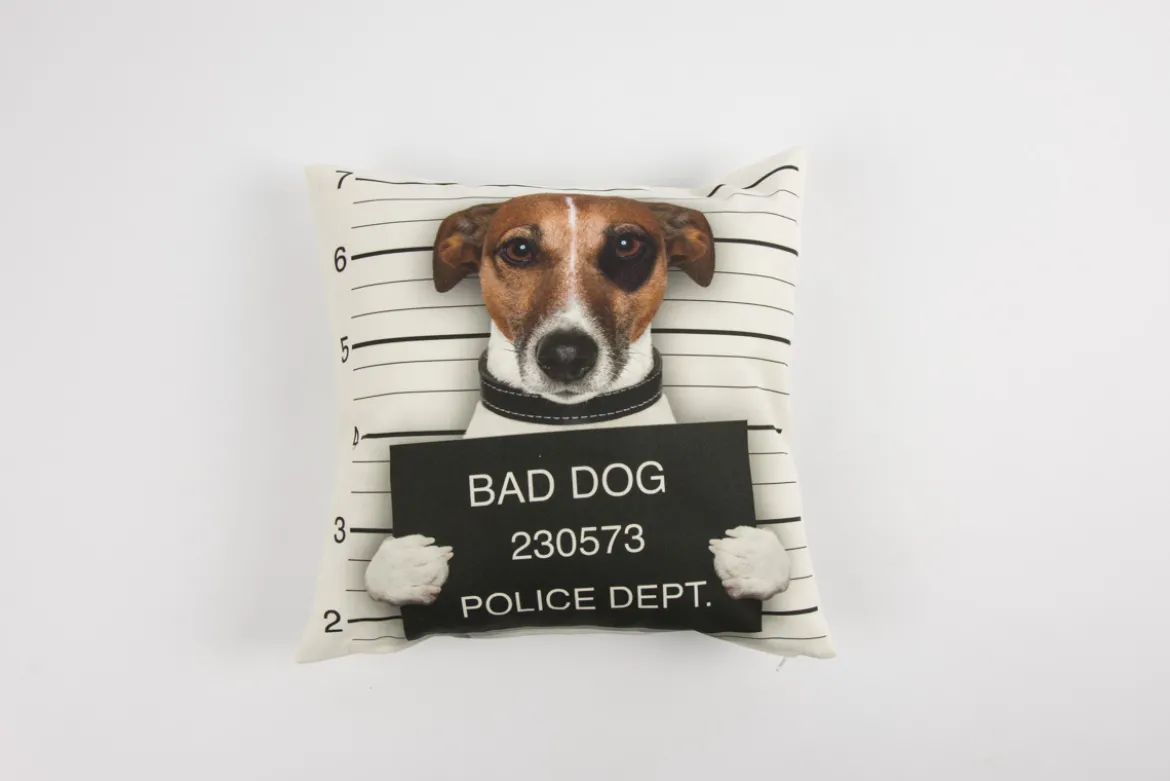 Schöner Leben Kissenhülle Bad Dog 40x40cm